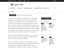 Tablet Screenshot of gambling-and-sports.com
